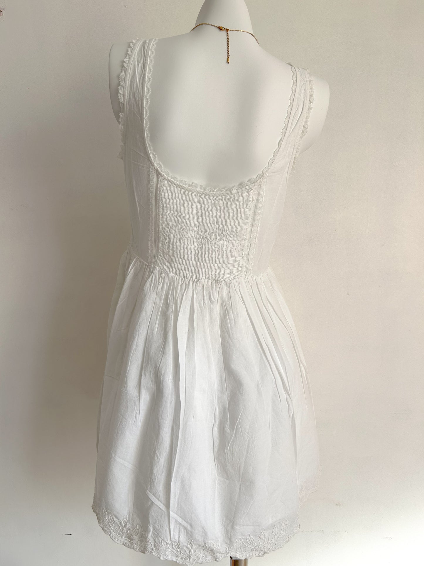 Milkmaid cotton dress