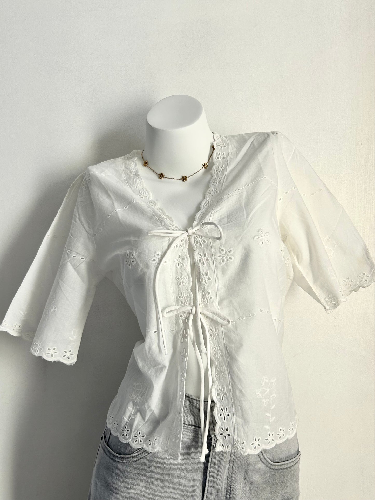 Cotton tie up top